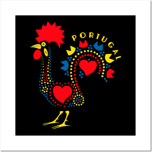 Rooster Portugal Posters and Art